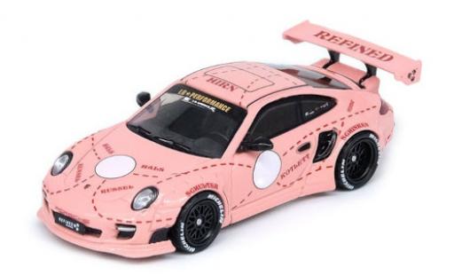 Coche miniatura Porsche 997 1/64 INNO64 911 () Liberty Walk rosa Pink Pig Porsche 997 1/64 INNO64 911 () Liberty Walk rosa Pink Pig coche miniatura