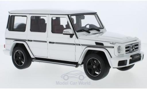 Coche miniatura Mercedes Classe G 1/18 iScale (W463) blanco 2015 Mercedes Classe G 1/18 iScale (W463) blanco 2015 coche miniatura