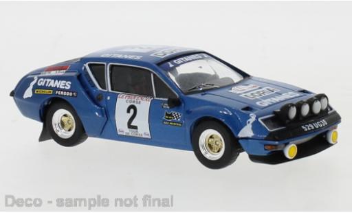 Coche miniatura Alpine A310 1/43 IXO No.2 Gitanes Tour de Corse 1976 J-C.Andruet/Biche Alpine A310 1/43 IXO No.2 Gitanes Tour de Corse 1976 J-C.Andruet/Biche coche miniatura