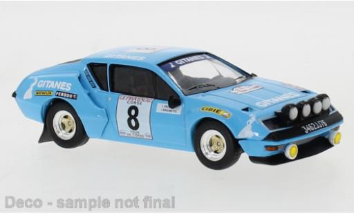 Coche miniatura Alpine A310 1/43 IXO No.8 Gitanes Tour de Corse 1976 J.Ragnotti/J.Jaubert Alpine A310 1/43 IXO No.8 Gitanes Tour de Corse 1976 J.Ragnotti/J.Jaubert coche miniatura