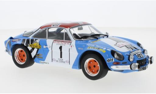 Coche miniatura Alpine A110 1/18 IXO Renault No.1 Rallye WM Tour de Corse 1973 J-P.Nicolas/M.Vial Alpine A110 1/18 IXO Renault No.1 Rallye WM Tour de Corse 1973 J-P.Nicolas/M.Vial coche miniatura