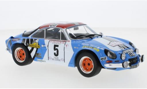 Coche miniatura Alpine A110 1/18 IXO Renault No.5 Tour de Corse 1973 J.F.Piot/J.De Alexandris Alpine A110 1/18 IXO Renault No.5 Tour de Corse 1973 J.F.Piot/J.De Alexandris coche miniatura