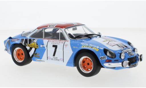 Coche miniatura Alpine A110 1/18 IXO Renault No.7 Tour de Corse 1973 J-L.Therier/M.Callewaert Alpine A110 1/18 IXO Renault No.7 Tour de Corse 1973 J-L.Therier/M.Callewaert coche miniatura