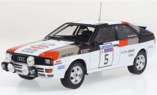 Coche miniatura Audi Quattro 1/24 IXO A1 No.5 RAC Rally 1982 M.Mouton/F.Pons Audi Quattro 1/24 IXO A1 No.5 RAC Rally 1982 M.Mouton/F.Pons coche miniatura