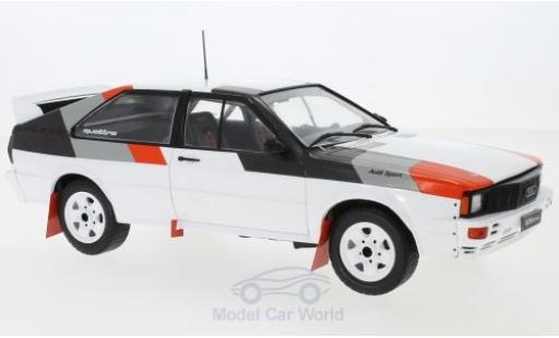Coche miniatura Audi Quattro 1/18 IXO quattro blanco/Dekor 1982 Rally Spec Audi Quattro 1/18 IXO quattro blanco/Dekor 1982 Rally Spec coche miniatura