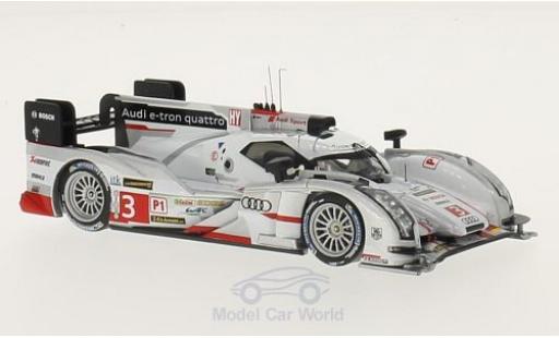Audi R18 1/43 IXO E-Tron quattro No.3 24h Le Mans 2013 L.Di Grassi/M.Gene/O.Jarvis coche miniatura