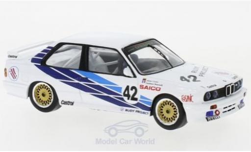Coche miniatura Bmw M3 1/43 IXO (E30) No.42 CiBiEmme WTCC Dijon 1987 J.Cecotto/G.Brancatelli Bmw M3 1/43 IXO (E30) No.42 CiBiEmme WTCC Dijon 1987 J.Cecotto/G.Brancatelli coche miniatura