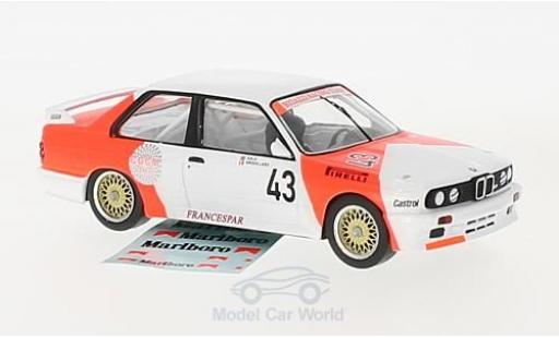 Coche miniatura Bmw M3 E30 1/43 IXO (E30) No.43 Bigazzi Racing Team Marlboro WTCC 1987 mit Decals L.-P.Sala/O.Grouillard Bmw M3 E30 1/43 IXO (E30) No.43 Bigazzi Racing Team Marlboro WTCC 1987 mit Decals L.-P.Sala/O.Grouillard coche miniatura