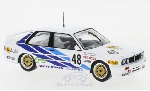 Coche miniatura Bmw M3 1/43 IXO (E30) No.48 CiBiEmme WTCC 1987 J.Calderari/F.Mancini Bmw M3 1/43 IXO (E30) No.48 CiBiEmme WTCC 1987 J.Calderari/F.Mancini coche miniatura