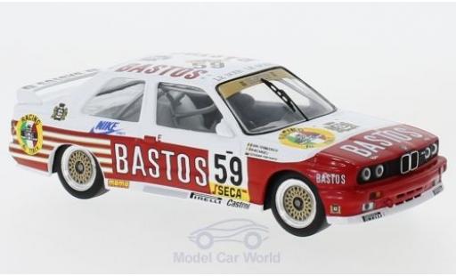 Coche miniatura Bmw M3 1/43 IXO (E30) No.59 Bastos WTCC 24h Spa 1987 D.Vermeersch/G.Fontanesi/M.Micangeli Bmw M3 1/43 IXO (E30) No.59 Bastos WTCC 24h Spa 1987 D.Vermeersch/G.Fontanesi/M.Micangeli coche miniatura