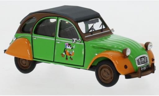 Coche miniatura Citroen 2CV 1/43 IXO 2 CV verde/naranja 1978 Citroen 2CV 1/43 IXO 2 CV verde/naranja 1978 coche miniatura