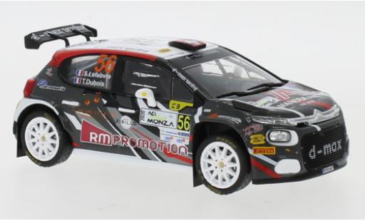 Coche miniatura Citroen C3 1/43 IXO R5 No.56 WRC Rallye Monza 2020 S.Lefebvre/T.Dubios Citroen C3 1/43 IXO R5 No.56 WRC Rallye Monza 2020 S.Lefebvre/T.Dubios coche miniatura