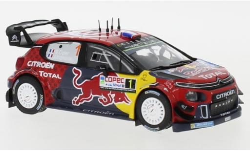 Citroen C3 1/43 IXO WRC No.1 Red Bull Rallye WM Rally Chile 2019 S.Ogier/J.Ingrassia coche miniatura