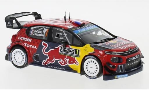 Citroen C3 1/43 IXO WRC No.1 Red Bull WRC Rallye Monte Carlo 2019 S.Ogier/J.Ingrassia coche miniatura