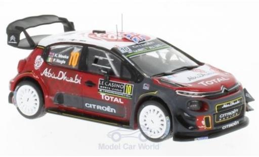 Citroen C3 1/43 IXO WRC No.10 Rallye WM Rallye Monte Carlo 2018 K.Meeke/P.Nagle coche miniatura