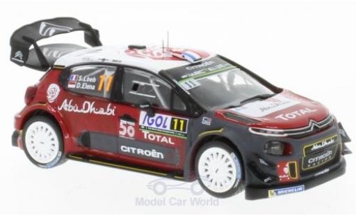 Citroen C3 1/43 IXO WRC No.11 Rallye WM Rallye Tour de Corse 2018 S.Loeb/D.Elena coche miniatura