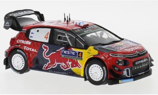 Citroen C3 1/43 IXO WRC No.4 Red Bull WRC Rallye Finnland 2019 E.Lappi/J.Ferm coche miniatura
