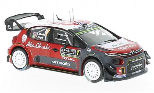 Citroen C3 1/43 IXO WRC No.7 Rallye WM Rallye Monte Carlo 2017 K.Meeke/P.Nagle coche miniatura