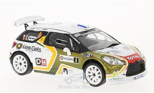 Coche miniatura DS Automobiles DS3 1/43 IXO Citroen R5 No.4 Rallye du Condroz - Huy 2016 S.Lefebvre/X.Portier DS Automobiles DS3 1/43 IXO Citroen R5 No.4 Rallye du Condroz - Huy 2016 S.Lefebvre/X.Portier coche miniatura