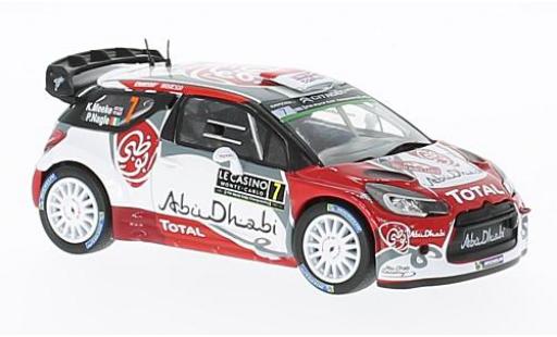 Coche miniatura DS Automobiles DS3 1/43 IXO Citroen WRC No.7 Abu Dhabi Rallye WM Rally Monte Carlo 2016 K.Meeke/P.Nagle DS Automobiles DS3 1/43 IXO Citroen WRC No.7 Abu Dhabi Rallye WM Rally Monte Carlo 2016 K.Meeke/P.Nagle coche miniatura