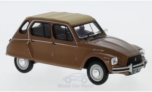 Citroen Dyane 1/43 IXO Nazare marron/beige 1982 coche miniatura
