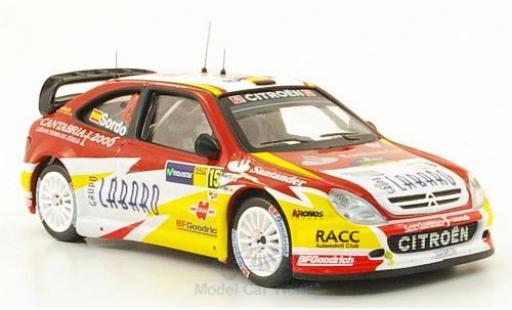 Coche miniatura Citroen Xsara 1/43 IXO WRC No.15 Rallye Catalunya 2006 D.Sordo/M.Marti Citroen Xsara 1/43 IXO WRC No.15 Rallye Catalunya 2006 D.Sordo/M.Marti coche miniatura