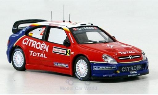 Coche miniatura Citroen Xsara 1/43 IXO WRC No.2 Rallye WM Rally Türkei 2005 C.Sainz/L.Moya Citroen Xsara 1/43 IXO WRC No.2 Rallye WM Rally Türkei 2005 C.Sainz/L.Moya coche miniatura