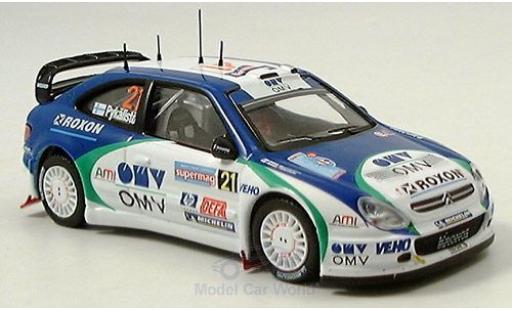 Coche miniatura Citroen Xsara 1/43 IXO WRC No.21 Rallye Italien 2005 Pykalisto/Ovaskeinen Citroen Xsara 1/43 IXO WRC No.21 Rallye Italien 2005 Pykalisto/Ovaskeinen coche miniatura
