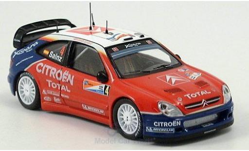 Coche miniatura Citroen Xsara 1/43 IXO WRC Rallye WM Rally Argentinien 2004 C.Sainz/Martin Citroen Xsara 1/43 IXO WRC Rallye WM Rally Argentinien 2004 C.Sainz/Martin coche miniatura