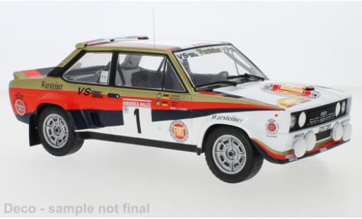 Coche miniatura Fiat 131 1/18 IXO Abarth No.1 Team AA Sport Warsteiner Rally Hunsrück 1980 W.Röhrl/C.Geistdörfer Fiat 131 1/18 IXO Abarth No.1 Team AA Sport Warsteiner Rally Hunsrück 1980 W.Röhrl/C.Geistdörfer coche miniatura
