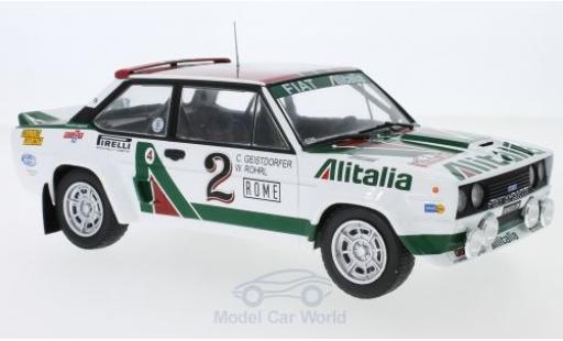 Coche miniatura Fiat 131 1/18 IXO Abarth No.2 Alitalia Rallye WM Rally Monte Carlo 1978 W.Röhrl/C.Geistdörfer Fiat 131 1/18 IXO Abarth No.2 Alitalia Rallye WM Rally Monte Carlo 1978 W.Röhrl/C.Geistdörfer coche miniatura