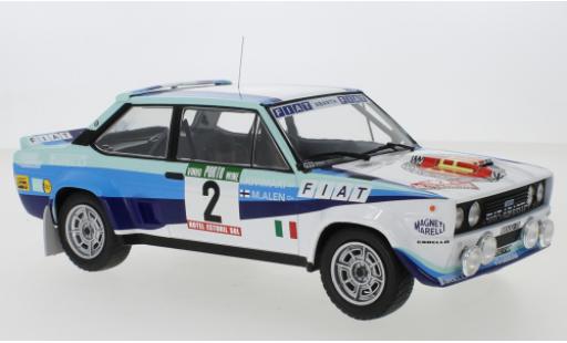 Coche miniatura Fiat 131 1/18 IXO Abarth No.2 Rallye WM Rally Portugal 1980 M.Alen/I.Kivimaki Fiat 131 1/18 IXO Abarth No.2 Rallye WM Rally Portugal 1980 M.Alen/I.Kivimaki coche miniatura