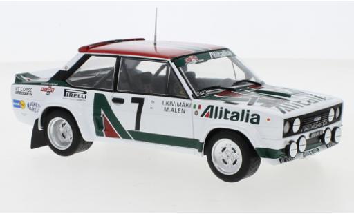 Coche miniatura Fiat 131 1/24 IXO Abarth No.5 Rally Acropolis 1978 W.Röhrl/C.Geistdörfer Fiat 131 1/24 IXO Abarth No.5 Rally Acropolis 1978 W.Röhrl/C.Geistdörfer coche miniatura
