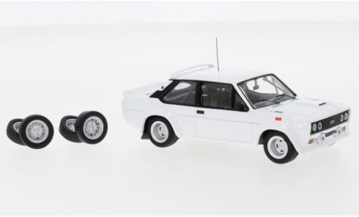 Fiat 131 1/43 IXO Abarth blanco 1978 Plain Body Version y compris les Zusatzteile coche miniatura