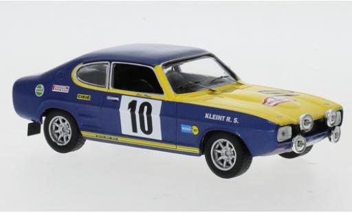 Ford Capri 1/43 IXO No.10 Rallye EM Rajd Polski 1972 W.Röhrl/J.Berger coche miniatura