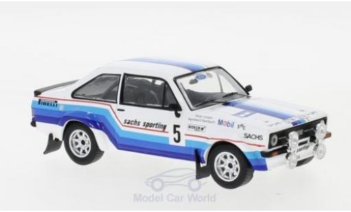 Coche miniatura Ford Escort 1/43 IXO MK II RS 1800 No.5 Sachs Rallye DM Rallye Hessen 1978 R.Hainbach/W.Linzen Ford Escort 1/43 IXO MK II RS 1800 No.5 Sachs Rallye DM Rallye Hessen 1978 R.Hainbach/W.Linzen coche miniatura