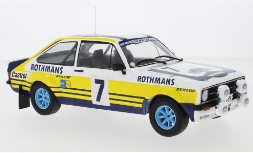 Coche miniatura Ford Escort 1/18 IXO MK II RS 1800 No.7 Rallye Acropolis 1979 R.Clark/J.Porter Ford Escort 1/18 IXO MK II RS 1800 No.7 Rallye Acropolis 1979 R.Clark/J.Porter coche miniatura