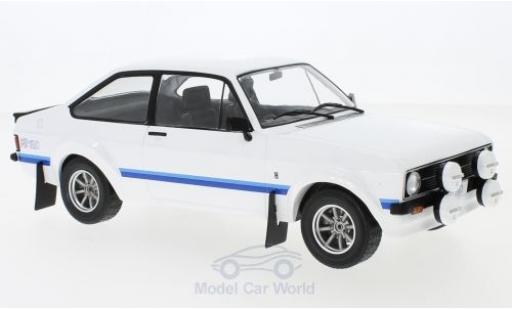Coche miniatura Ford Escort 1/18 IXO MK II RS 1800 blanco RHD 1977 Ford Escort 1/18 IXO MK II RS 1800 blanco RHD 1977 coche miniatura