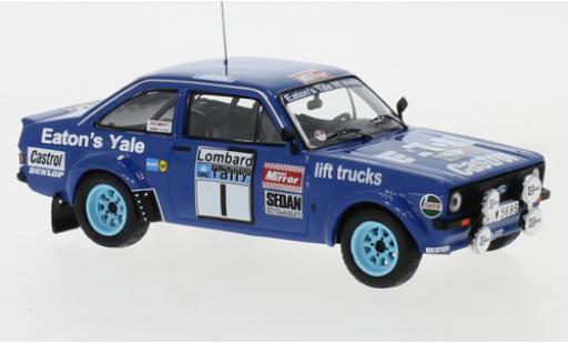 Coche miniatura Ford Escort 1/43 IXO MK II RS No.1 Eaton Yale Rallye WM RAC Rally 1979 H.Mikkola/A.Hertz Ford Escort 1/43 IXO MK II RS No.1 Eaton Yale Rallye WM RAC Rally 1979 H.Mikkola/A.Hertz coche miniatura