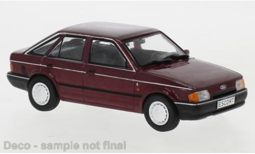 Coche miniatura Ford Escort 1/43 IXO MK IV metalico rojo 1988 Ford Escort 1/43 IXO MK IV metalico rojo 1988 coche miniatura
