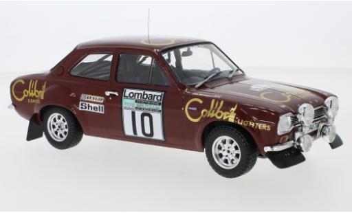 Coche miniatura Ford Escort 1/18 IXO MK1 RS 1600 No.10 Colibri Lighters Rallye WM RAC Rallye 1974 H.Mikkola/J.Davenport Ford Escort 1/18 IXO MK1 RS 1600 No.10 Colibri Lighters Rallye WM RAC Rallye 1974 H.Mikkola/J.Davenport coche miniatura