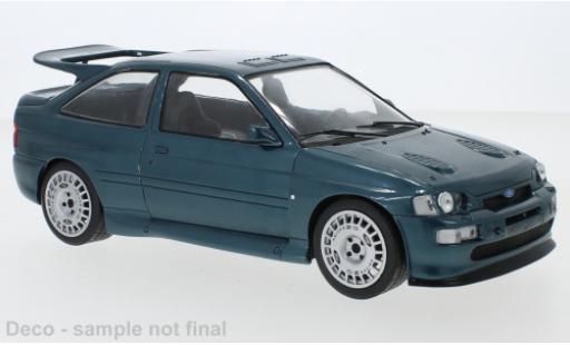 Coche miniatura Ford Escort 1/18 IXO RS Cosworth metalico verde 1996 Ready to Race Ford Escort 1/18 IXO RS Cosworth metalico verde 1996 Ready to Race coche miniatura