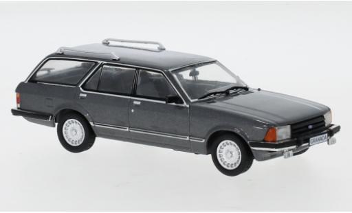 Ford Granada 1/43 IXO MK II Turnier 2.8i Ghia metalico gris 1978 coche miniatura