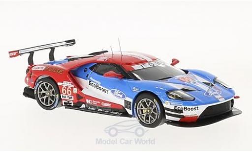 Coche miniatura Ford GT 1/43 IXO No.66 24h Daytona 2017 D.Müller/J.Hand/S.Bourdais Ford GT 1/43 IXO No.66 24h Daytona 2017 D.Müller/J.Hand/S.Bourdais coche miniatura
