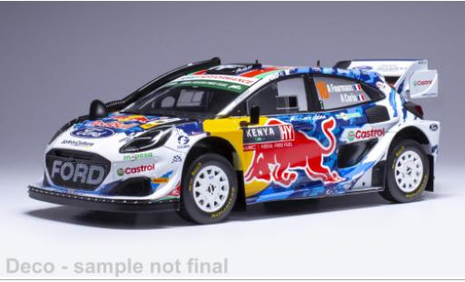 Coche miniatura Ford Puma 1/18 IXO Rally 1 No.16 WRC Safari Rallye Kenia 2024 1:18 Ford Puma 1/18 IXO Rally 1 No.16 WRC Safari Rallye Kenia 2024 1:18 coche miniatura
