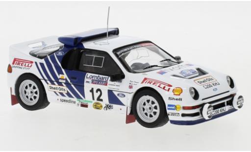 Coche miniatura Ford RS 200 1/43 IXO RS200 No.12 Rallye WM RAC Rally 1986 M.Lovell/R.Freeman Ford RS 200 1/43 IXO RS200 No.12 Rallye WM RAC Rally 1986 M.Lovell/R.Freeman coche miniatura