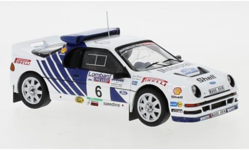 Coche miniatura Ford RS 200 1/43 IXO RS200 No.6 Rallye WM RAC Rally 1986 K.Grundel/B.Melander Ford RS 200 1/43 IXO RS200 No.6 Rallye WM RAC Rally 1986 K.Grundel/B.Melander coche miniatura