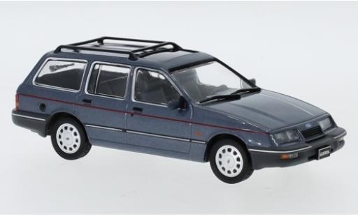 Ford Sierra 1/43 IXO Turnier Ghia metalico gris 1988 coche miniatura