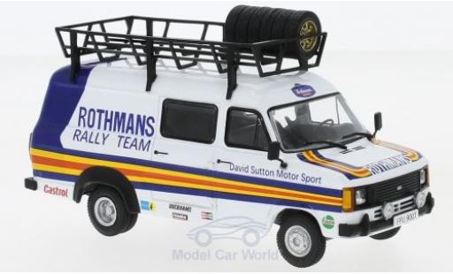 Coche miniatura Ford Transit 1/43 IXO MKII David Sutton Motorsport Rothmans 1980 Rally Assistance Ford Transit 1/43 IXO MKII David Sutton Motorsport Rothmans 1980 Rally Assistance coche miniatura