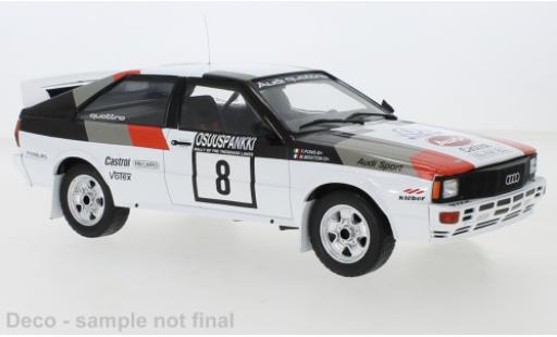 Coche miniatura Audi Quattro 1/18 IXO No.8 1000 Lakes Rally 1982 Audi Quattro 1/18 IXO No.8 1000 Lakes Rally 1982 coche miniatura